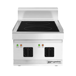 Kuchenka indukcyjna - 7kW - 2 pola grzewcze