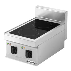 Kuchenka indukcyjna - 7kW - 2 pola grzewcze