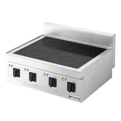 Kuchnia indukcyjna nastawna - 14kW - 4 pola grzewcze