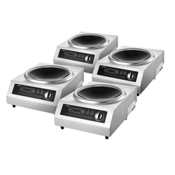 (4 szt.) Wok indukcyjny - 3,5kW - 1 pole - Ø460mm - z patelnią wok w komplecie