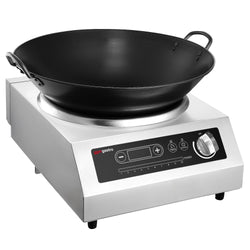 (4 szt.) Wok indukcyjny - 3,5kW - 1 pole - Ø460mm - z patelnią wok w komplecie