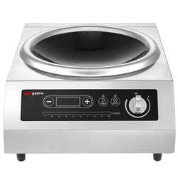 (4 szt.) Wok indukcyjny - 3,5kW - 1 pole - Ø460mm - z patelnią wok w komplecie
