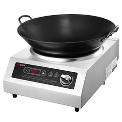(4 szt.) Wok indukcyjny - 3,5kW - 1 pole - Ø460mm - z patelnią wok w komplecie