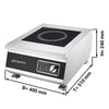 (2 pcs) Countertop Induction Hob - 5kW - 1 zone