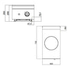 Induction wok - 3.5kW - 1 cooking zone - Ø 300mm