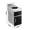 Wok indukcyjny - 3,5kW - 1 pole - Ø300mm