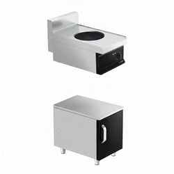 Wok indukcyjny - 3,5kW - 1 pole - Ø300mm