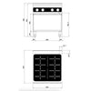 Kuchenka indukcyjna - 28,0kW - Bflex Digital – sterowanie dotykowe