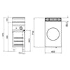 Induction wok - 3.5kW - 1 cooking zone - Ø 300mm
