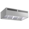 Okap indukcyjny skrzyniowy – 2000 mm – bez silnika – z filtrami