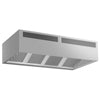 Okap skrzyniowy indukcyjny – 2400 mm – bez silnika – z filtrami