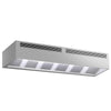 Okap skrzyniowy indukcyjny – 3600 mm – bez silnika – z filtrami