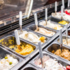 Ice Cream Display Freezer | LEO - 1728mm - Ventilated cooling - with LED lighting - for 20 x 5 litres Napoli pans - White