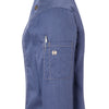 KARLOWSKY | Bluza kucharska damska Jeans-Style – Vintage Blue – rozmiar: 50