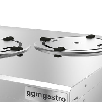 Dozownik talerzy KOPENHAGEN - 910 mm - podgrzewany - 120 talerzy - stal nierdzewna - Prime Gastro