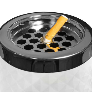 (6 sztuk) Popielniczka wietrzna - Ø 95 mm - z zatrzaskiem bagnetowym - Prime Gastro