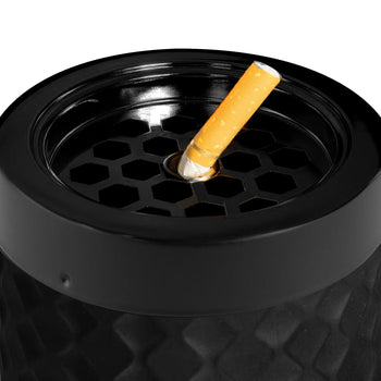 (6 sztuk) Popielniczka wietrzna - Ø 95 mm - z zatrzaskiem bagnetowym - Prime Gastro