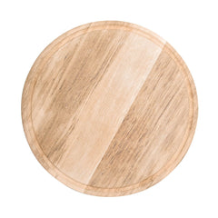 Wooden pizza plate - Ø 340 mm - with juice groove