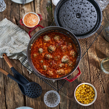 STAUB | LA COCOTTE - Cocotte - Ø 260mm - Żeliwo - Bordowy - Prime Gastro