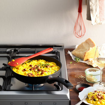 BALLARINI | ROSSO - Skrobak do ciasta - 230mm - Silikonowy - Czerwony - Prime Gastro