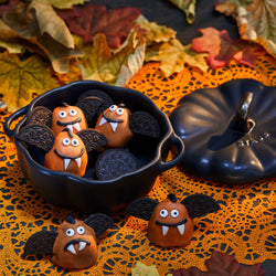 STAUB | CERAMIQUE - Zestaw Cocotte - 4 - częściowy - Kształt dyni - Ø 150 mm - Ceramiczne - Czarne