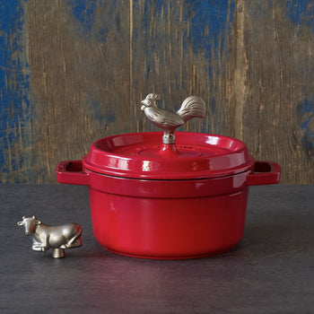STAUB | LA COCOTTE - Cocotte - Ø 180mm - Żeliwo - Wiśniowa czerwona - Prime Gastro