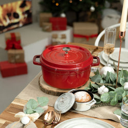 STAUB | LA COCOTTE - Cocotte - Ø 280mm - Żeliwo - Wiśniowa czerwona