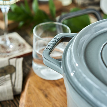 STAUB | LA COCOTTE - Cocotte - owalna - 370mm - Żeliwo - Grafitowy szary - Prime Gastro