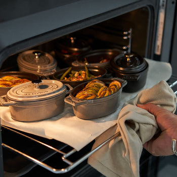 STAUB | LA COCOTTE - Cocotte - owalne - 150mm - żeliwo - czarne - Prime Gastro