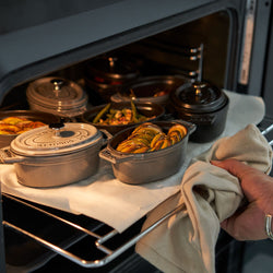STAUB | LA COCOTTE - Cocotte - owalna - 230mm - żeliwo - kolor grafitowo - szary