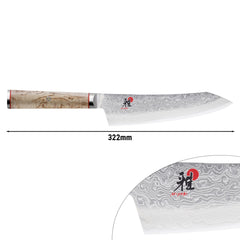 MIYABI | 5000 MCD - Rocking Santoku Blade: 180 mm