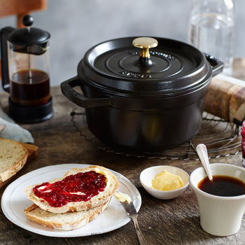 STAUB | LA COCOTTE - Cocotte - Ø 180mm - Żeliwo - Czarny - Prime Gastro