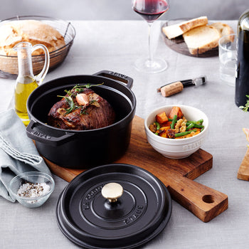 STAUB | LA COCOTTE - Cocotte - Ø 200 mm - Żeliwo - Czarny - Prime Gastro