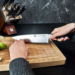 ZWILLING | VIER STERNE SharpBlock – Samoostrzący blok na noże – 7 elementów – brązowy