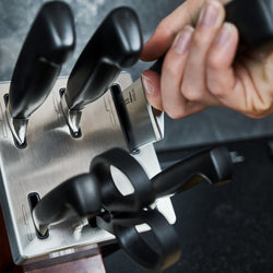 ZWILLING | VIER STERNE SharpBlock – Samoostrzący blok na noże – 7 elementów – brązowy