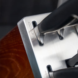 ZWILLING | VIER STERNE SharpBlock – Samoostrzący blok na noże – 7 elementów – brązowy