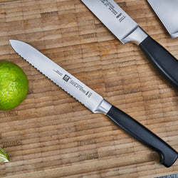 ZWILLING | VIER STERNE SharpBlock – Samoostrzący blok na noże – 7 elementów – brązowy