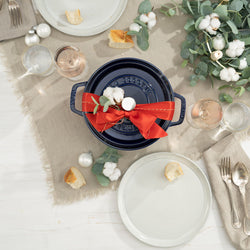 STAUB | LA COCOTTE - Cocotte - Ø 220 mm - Żeliwo - Ciemnoniebieski