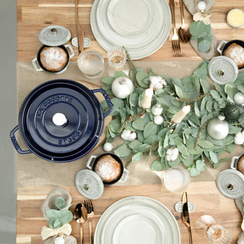 STAUB | LA COCOTTE - Cocotte - Ø 260mm - Żeliwo - Ciemnoniebieski - Prime Gastro