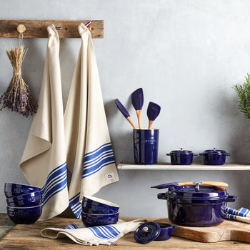 STAUB | LA COCOTTE - Mini Cocotte - Ø 100 mm - Żeliwo - Ciemnoniebieski - Prime Gastro