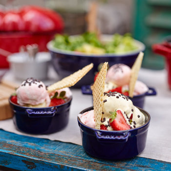 STAUB | LA COCOTTE - Mini Cocotte - Ø 100 mm - Żeliwo - Ciemnoniebieski - Prime Gastro