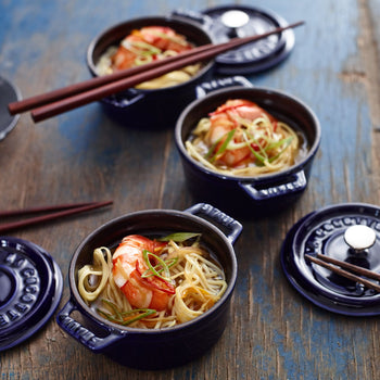 STAUB | LA COCOTTE - Mini Cocotte - Ø 100 mm - Żeliwo - Ciemnoniebieski - Prime Gastro