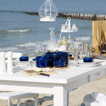 STAUB | LA COCOTTE - Cocotte - Ø 220 mm - Żeliwo - Ciemnoniebieski - Prime Gastro