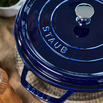 STAUB | LA COCOTTE - Cocotte - Ø 280 mm - Żeliwo - Ciemnoniebieski - Prime Gastro