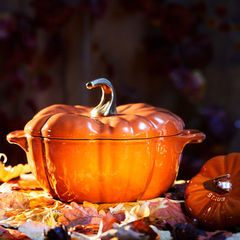 STAUB | CERAMIQUE - Cocotte - Kształt dyni - Ø 120 mm - Ceramika - cynamonowe - Prime Gastro