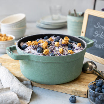 STAUB | LA COCOTTE - Cocotte- Ø 200 mm - Żeliwo - kolor szałwiowy - Prime Gastro