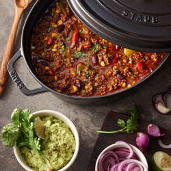 STAUB | LA COCOTTE - Cocotte - owalna - 330mm - Żeliwo - Czarny