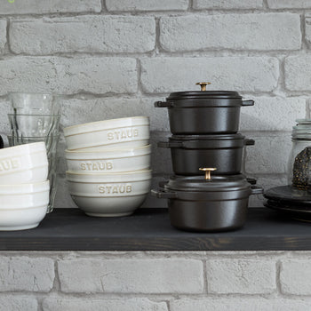 STAUB | LA COCOTTE - Mini Cocotte - Ø 100mm - Żeliwo - Czarny - Prime Gastro