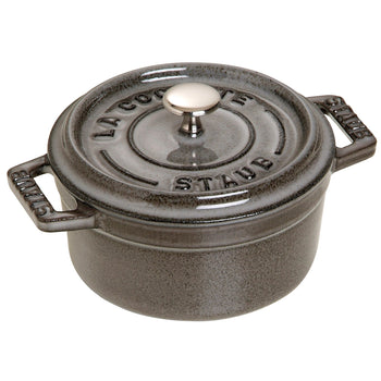 STAUB | LA COCOTTE - Mini Cocotte - Ø 100mm - Żeliwo - Grafitowy szary - Prime Gastro