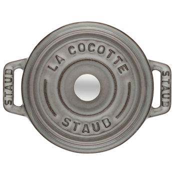 STAUB | LA COCOTTE - Mini Cocotte - Ø 100mm - Żeliwo - Grafitowy szary - Prime Gastro